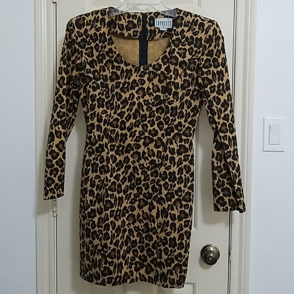 Ladies Leopard Print Dress